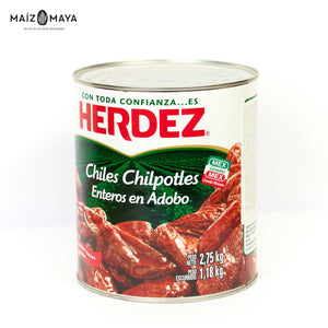Chile Chipotle Entero en Adobo Herdez 2,75kg