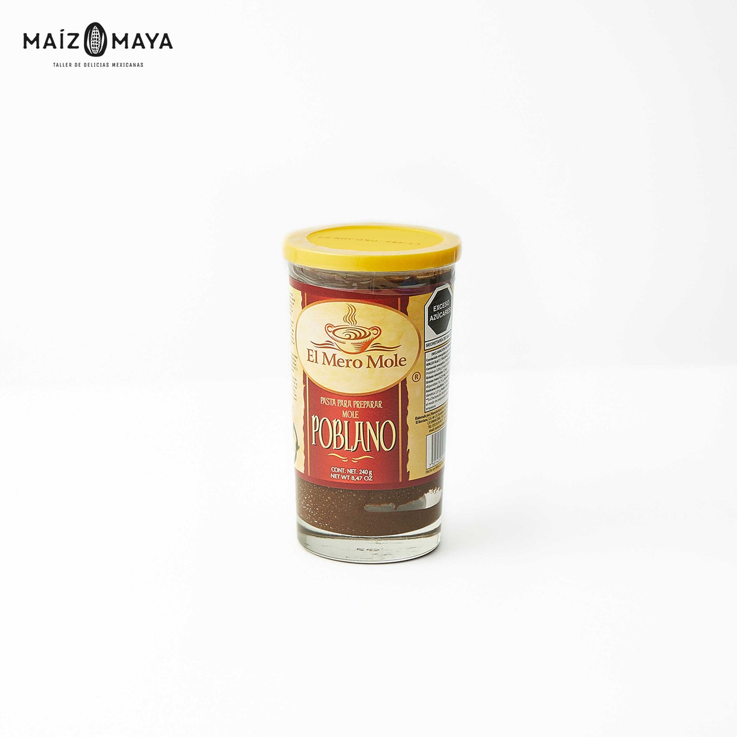 Mole poblano el Mero Mole 240g - Maíz Maya - Tortillas Maya