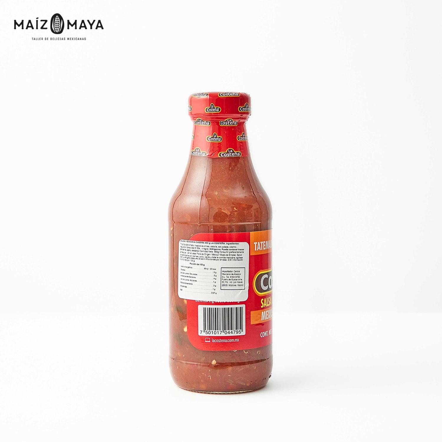 Salsa Casera Mexicana Tatemada La Costeña - Maíz Maya - Tortillas Maya