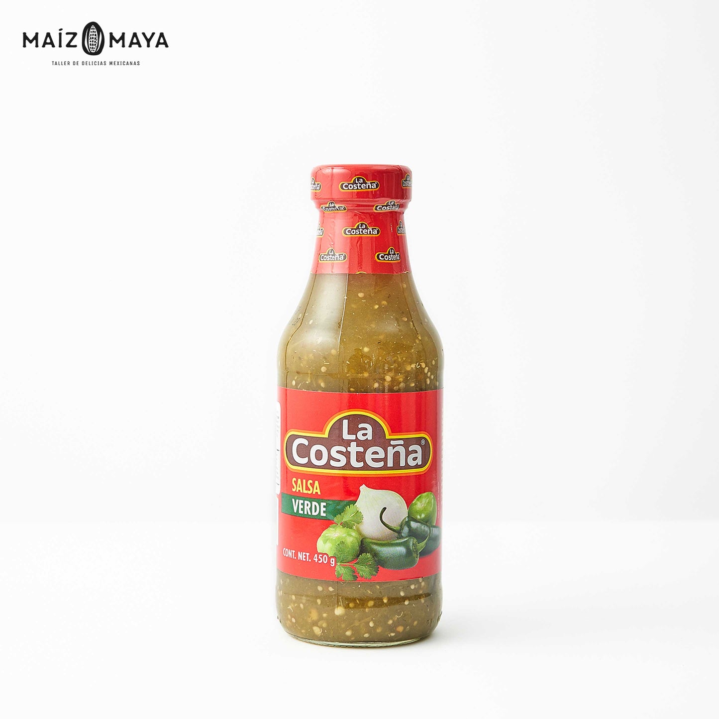Salsa Verde La Costeña - Maíz Maya - Tortillas Maya